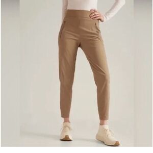 Athleta Trekkie North Jogger Pant Big Sur Brown Hiking Outdoor Travel Stretch 8